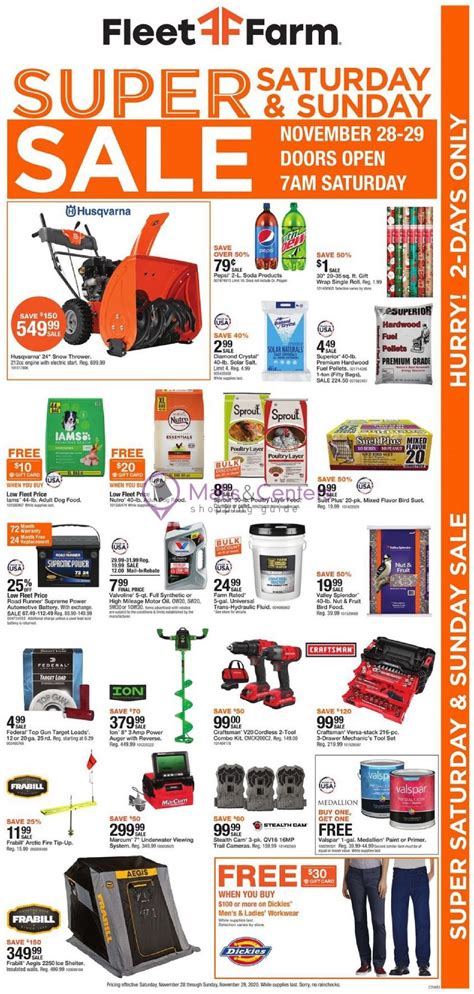 Fleet Farm Weekly Ad - sales & flyers specials - MallsCenters