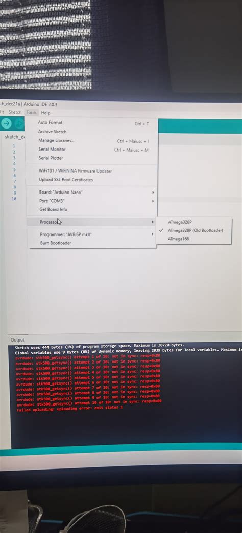 Image result for Arduino Nano Upload Problem