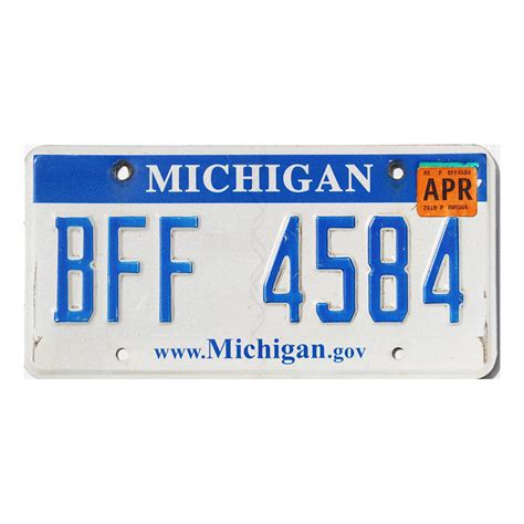 Image result for Michigan License Plate Fee Chart