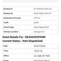 India Post — My speed post documents missing