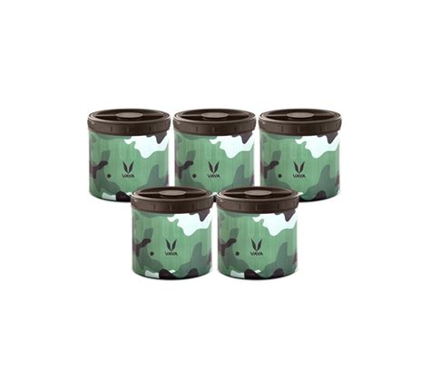 Food Storage Containers: Buy Vaya Preserve Camo (300 ml x 5) Online ...