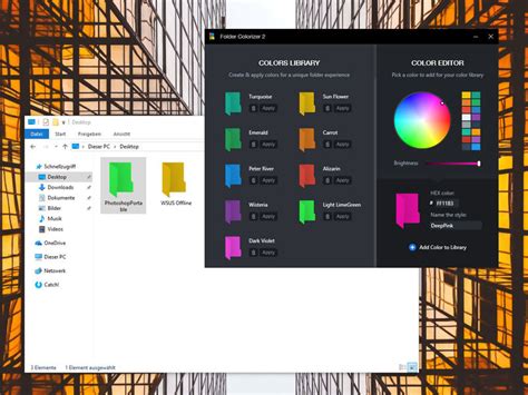 Folder Material Colorizer 的图像结果