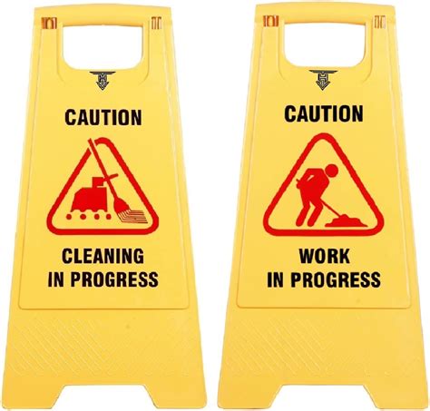 TARGET HYGIENE Caution Sign Board Working in Progress Cleaning in ...