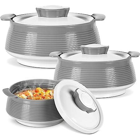 Buy Milton Venice Jr. Insulated Inner Stainless Steel Casserole Set of ...