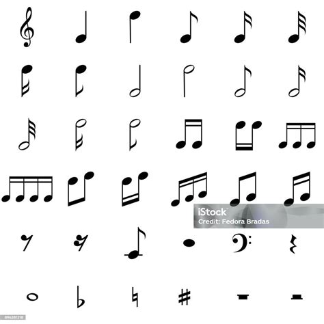 Piano Notes Symbols