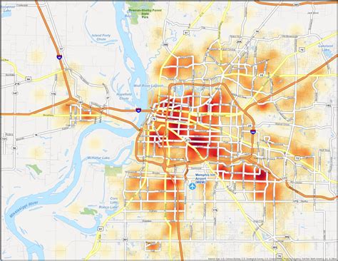 Crime Map Memphis Tennessee Violent Crime Is Dropping Fast In The U.S.