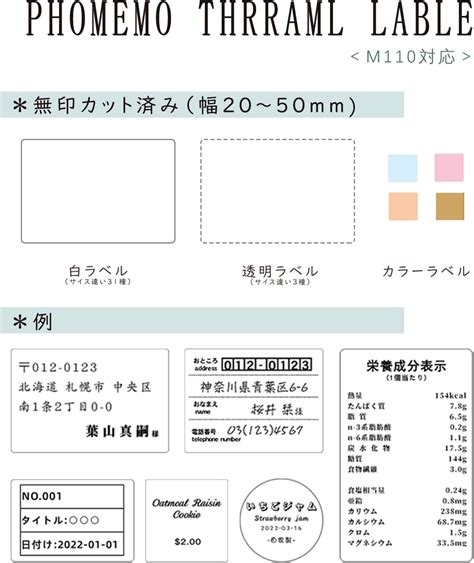 Buy Phomemo M110 Label Writer, Food Label Printer, Thermal Label ...