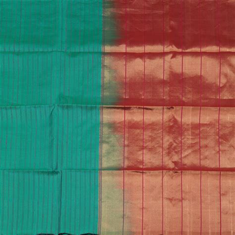 Hayagrivas Handloom Peacock Green Soft Silk Saree KBE666G19-2 ...