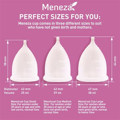 Buy MENEZA MENSTRUAL CUP(USA)- LARGE SIZE (FOR WOMEN ABOVE 30 YEARS OF ...