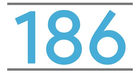 alphabet de polices vectorielles numéro 186. numéro 186 jaune sur fond ...