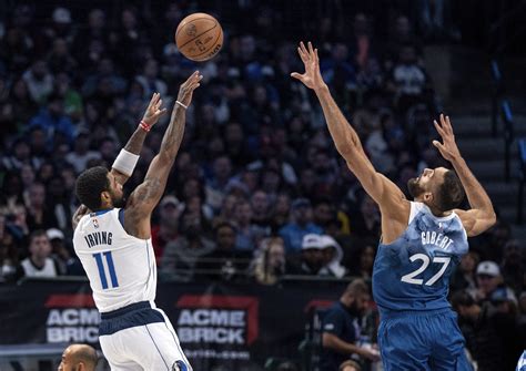 NBA: Kyrie Irving makes big shots to lift Mavericks over Timberwolves ...
