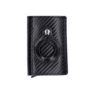 Buy INKMILAN Men's Slim Minimalist Smart AirTag Pop-up Wallet Credit ...