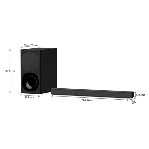 Sony HT-S20R Real 5.1ch Dolby Digital Soundbar for TV with subwoofer a