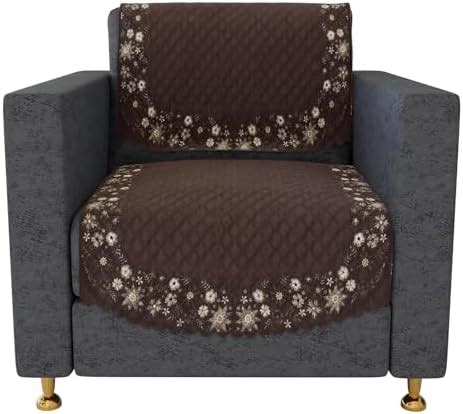 Kuber Industries Sofa Cover | Velvet Single Seater Sofa Slip Cover Set ...