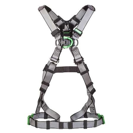 Msa Safety V-FIT Full Body Harness, XS, 400 lb., Quick-Connect Chest ...