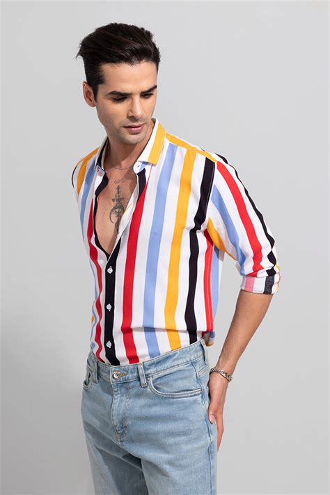 Buy Men's Static Multicolour Shirt Online | SNITCH