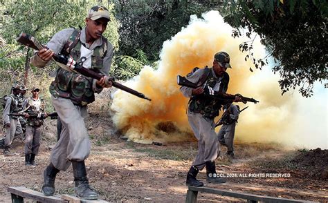 Rigorous military training demonstration Photogallery - ETimes