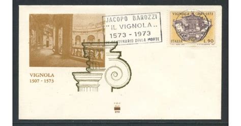 1973 - REPUBBLICA - JACOPO BAROZZI IL VIGNOLA - BUSTA FDC ALA - LOTTO/27558