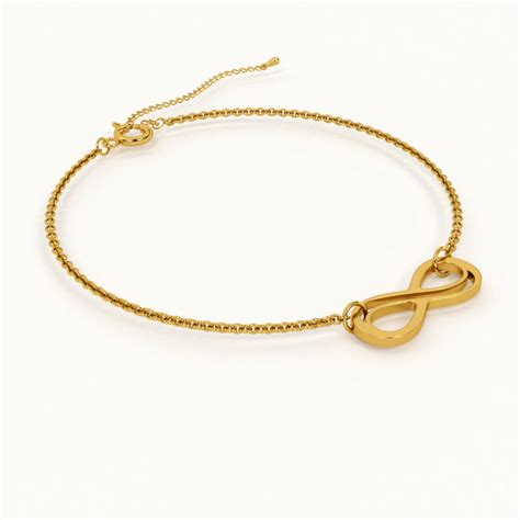 Buy Infinity Charm Bracelet- 18k Gold Plated – PALMONAS