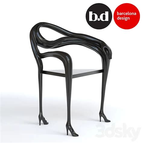Leda Armchair sculpture Black Label 3DS Max Model – 3DSky Model Free