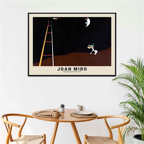Joan Miro Print- Dog Barking at the Moon 1926- Spanish Painter Wall Art ...