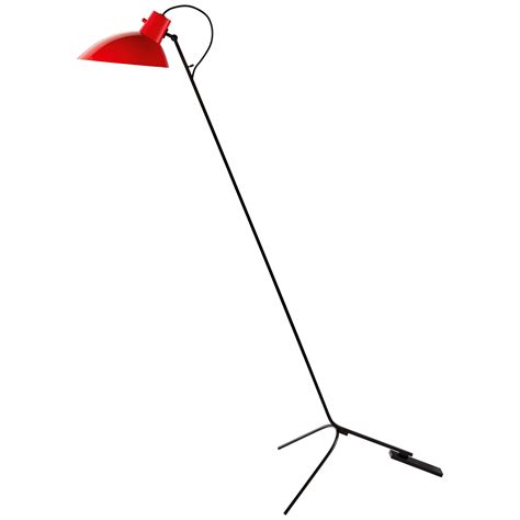 Caldwell Chinoiserie Red Floor Lamp For Sale at 1stDibs