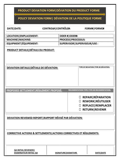 Image result for Process Deviation Writing Examples