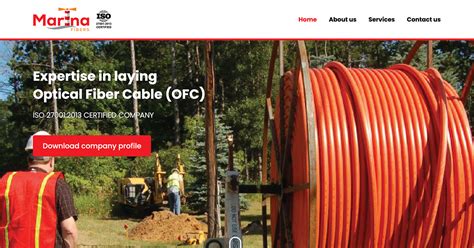 OFC - Optical Fiber Cable installation Service Provider | MARINA FIBERS