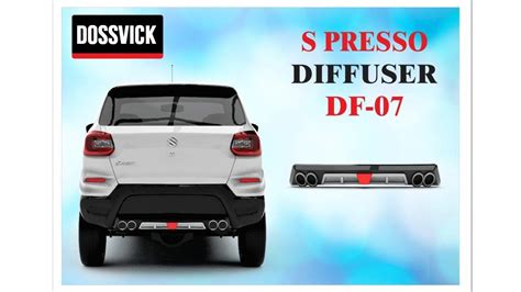 DOSSVICK Spresso Rear Bumper Diffuser - Chrome Finish (Tough Quality ...