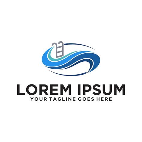 Swimming pool letter s logo | Premium Vector