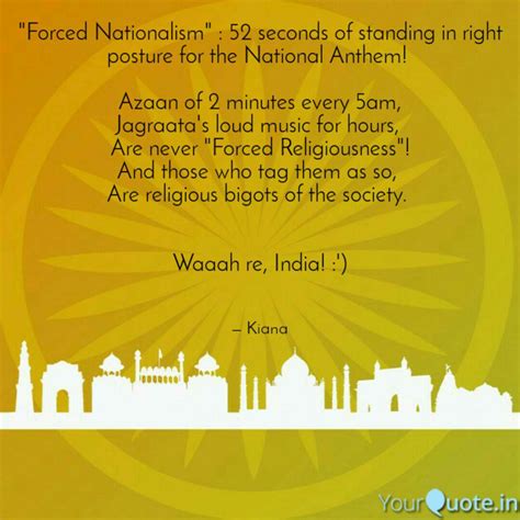 "Forced Nationalism" : 52... | Quotes & Writings by Snigdha Majee ...