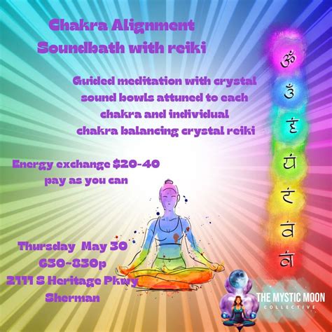 Chakra alignment sound bath with reiki , 2111 S Heritage Parkway ...