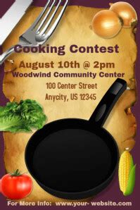 Image result for Cooking Contest Programme Sample