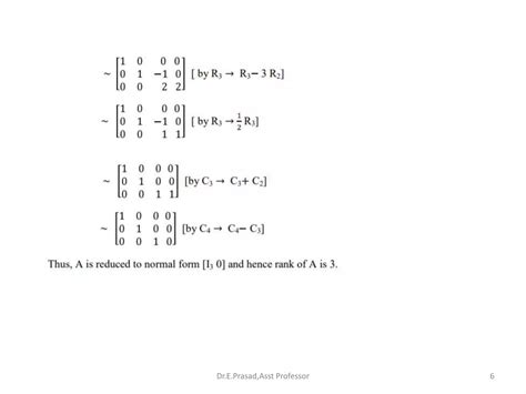Image result for Rank of Matrix Normal Form 4 4 Engineering