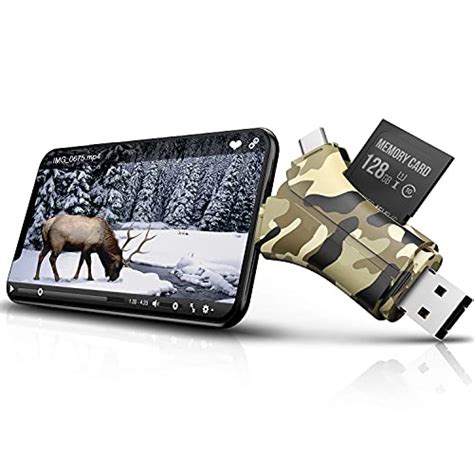 Buy Trail Camera Viewer SD Card Reader - 4 in 1 SD and Micro SD Memory ...