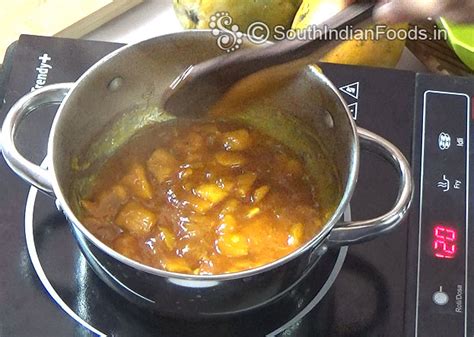 Homemade mango jam-How to make-step by step photos