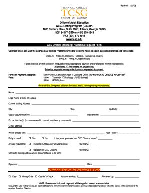 Image result for Oklahoma GED Transcript Request