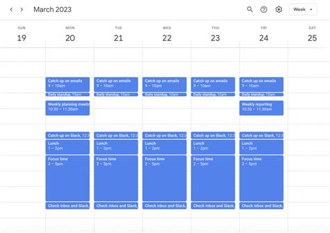 Image result for Monday Tutorial Time Blocking