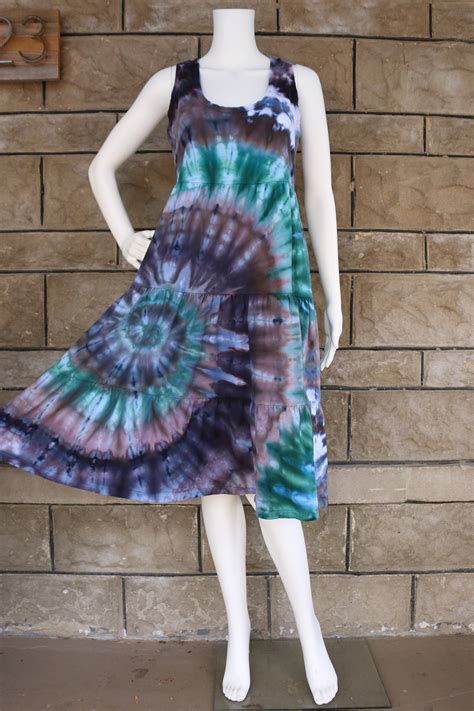 Women's Tie Dye Dress, Size Medium