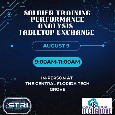 Join PEO STRI Tabletop Exchange for Soldier Training | Central Florida ...