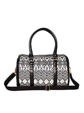 ASTRID Black Womens Mini Duffle Bag : Amazon.in: Fashion