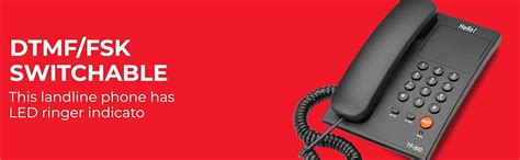 Hello ! TF-500 Basic Corded Landline Phone for intercom and EPABX Desk ...