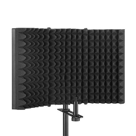 Buy Professional Studio Microphone Isolation Shield, Foldable Mic Pop ...