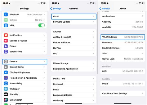 [Quick & Easy] How to Find a Mac Address on an iPhone?