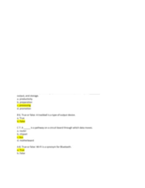 Image result for Introduction to Computing Quiz