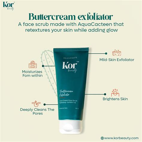 No.1 Exfoliator For Smooth, Glowing Skin - Buttercream Exfoliator by K ...