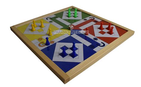 Buy Para Dealz 2 in 1 Wooden Magnetic Ludo and Snakes and Ladder Board ...