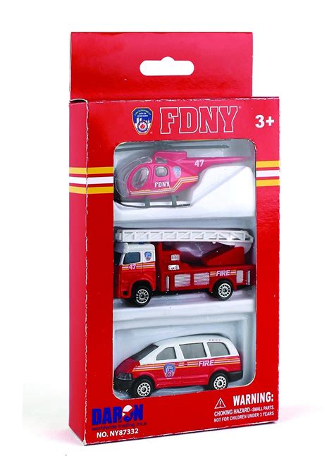 Daron FDNY Diecast Vehicle Set (3 Piece) : Amazon.in: Toys & Games