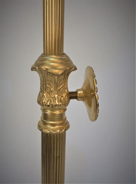 Spanish Adjustable Height Bronze Bridge Floor Lamp at 1stDibs