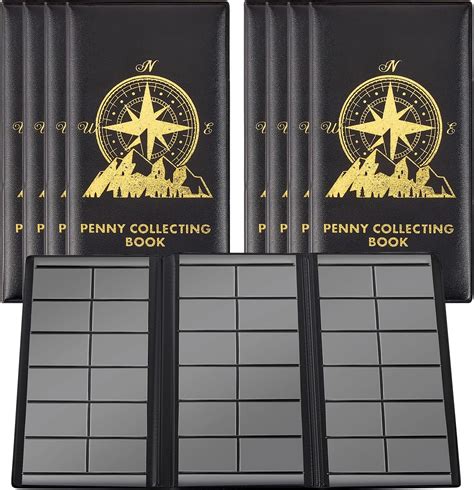 Amazon.com : 8 Pieces Pressed Penny Collecting Book Souvenir Penny ...
